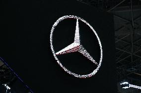 Mercedes-Benz signage and logo